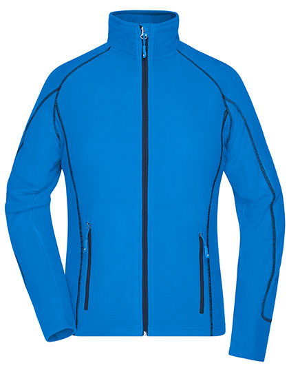 Ladies´ Structure Fleece Jacket in aqua/navy