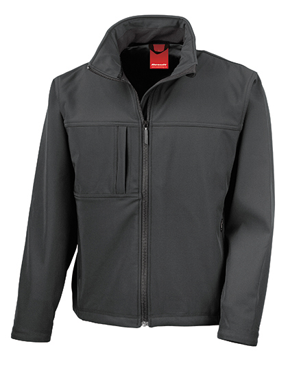 Classic Soft Shell Jacket in Black
