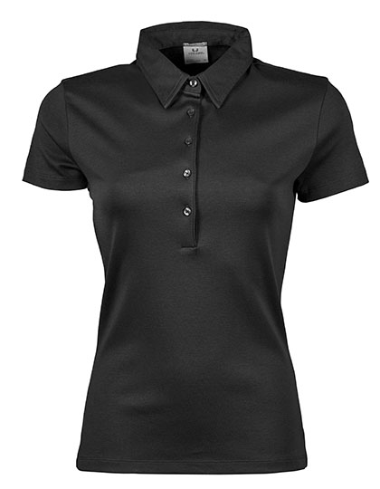 Women´s Pima Cotton Polo in Black