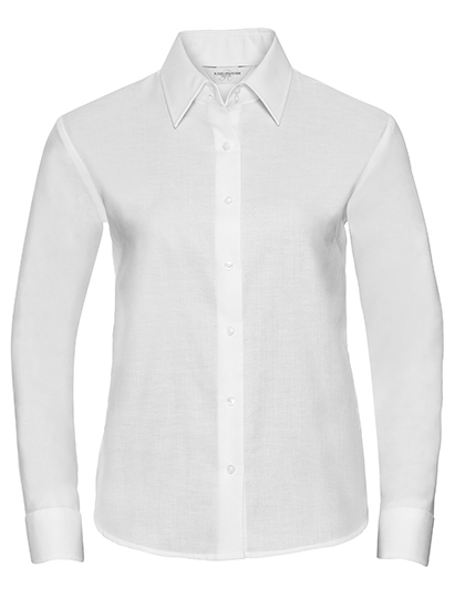 Klassische Oxford Langarm-Bluse